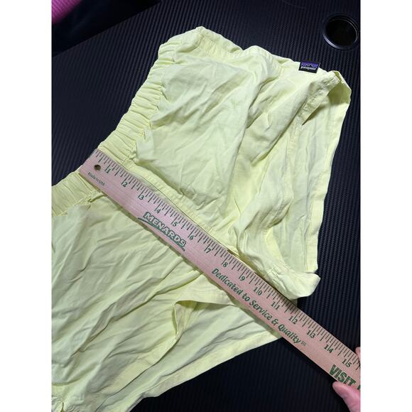 Patagonia Barely Baggies Shorts Yellow Womens Medium Hiking Outdoors Nylon - Picture 7 of 11